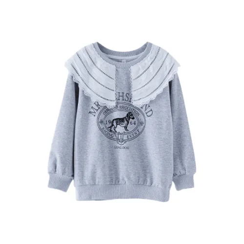 Youyou 1 Point Свитшот Светло-Серый Подростки