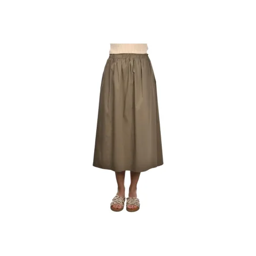 Gran Sasso Повседневный Длинный Юбка Женская Темно-зеленый