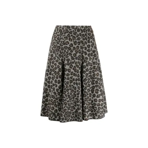 FANSIZHE Повседневный Длинный Юбка Женская Серого цвета