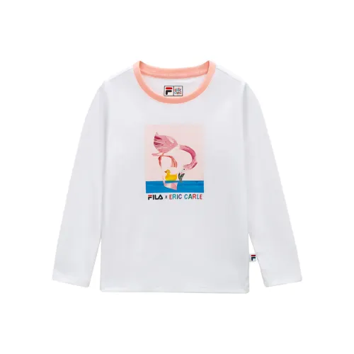 FILA KIDS x Eric Carle T-рубашка стандартного белого цвета для детей в возрасте 3-7 лет