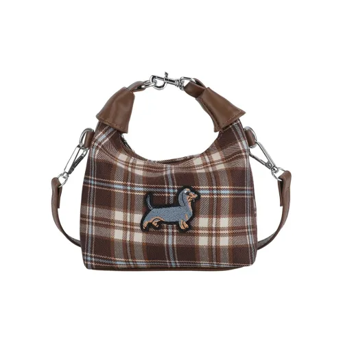 WXRX Композитная ткань плечо сумка сумка женская коричневый синий