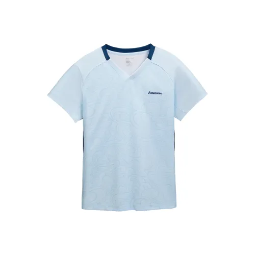 Кавасаки Match Clothing Collection Бадминтон Джерси Женские Небесно-голубой