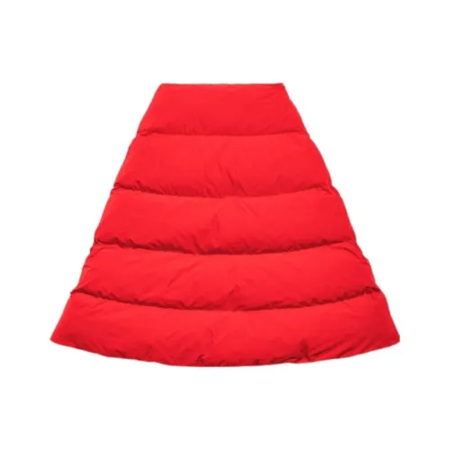 BALENCIAGA Red Женские Повседневные длинные юбки