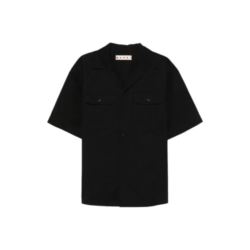 MARNI Мужские черные рубашки