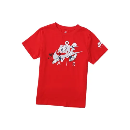 Nike Air T Рубашка Красная для детей 3-7 лет