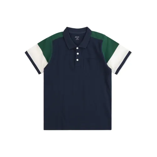 Pure and Good Поло Темно-синий Детский