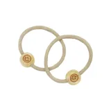 Смайлик Высокая эластичность Резинка для волос 1 шт (Бежевый)