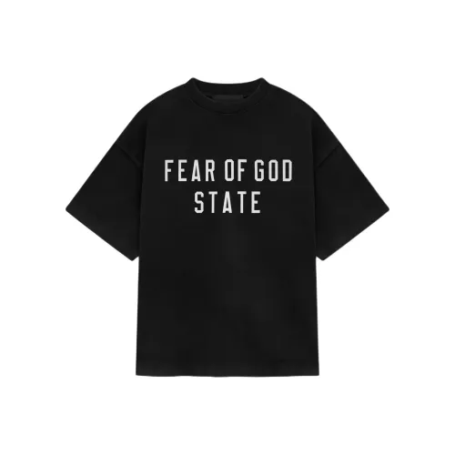 Fear Of God Essentials Kids Heavy Crewneck Tee T-Shirt Obsidian Black Black Детский
