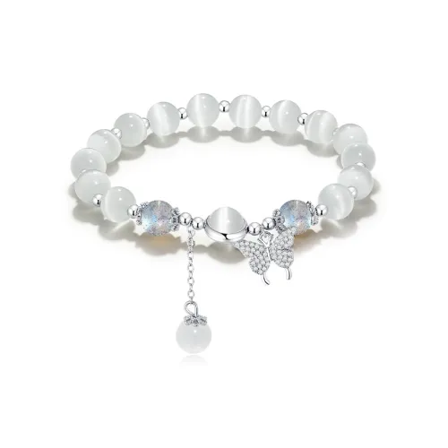 LINLANGZUI Стекло Кошачий глаз Браслеты Женские