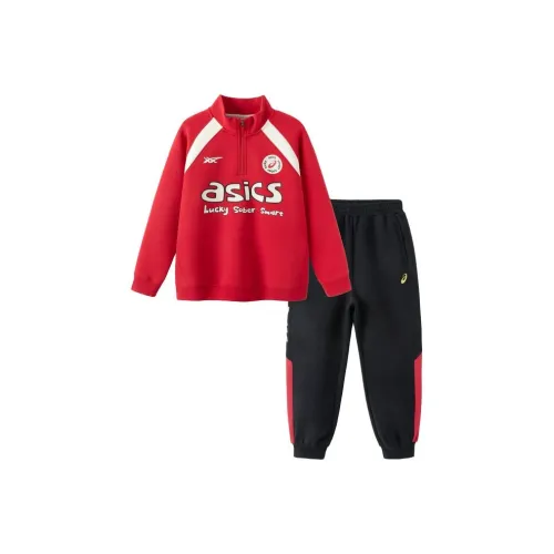 Asics x YISHUJIA LIANMINGKUAN Повседневная спортивная одежда Urban Light Trend Китайский Красный Подростки