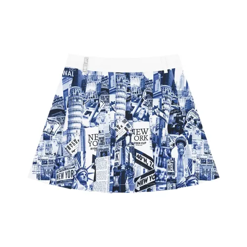RYDER CUP EST.1927 Повседневные короткие юбки женские городской с принтом