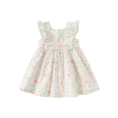 DAVE&BELLA Цветочный принт Платья для детей