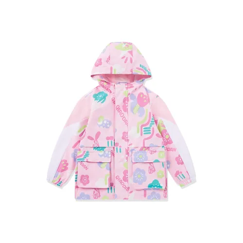 QIAODAN Детский топ The Petals Are Full OF Фиолетовые принты Детский