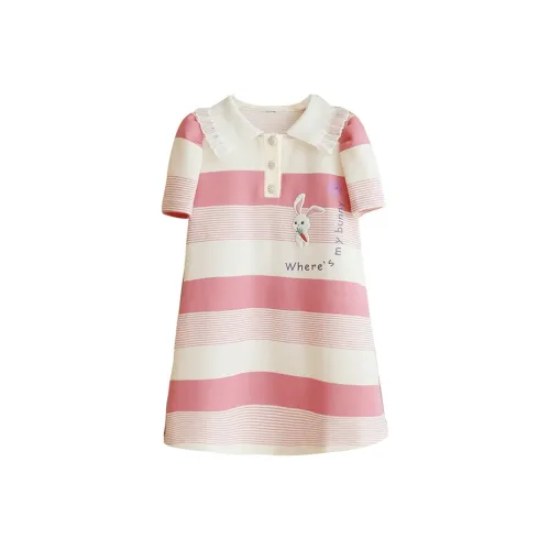 YUANYUAN GIRL Розовый многоцветный Детские Платья