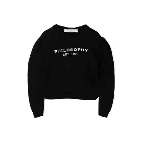 PHILOSOPHY DI LORENZO SERAFINI Свитер Черный Детский