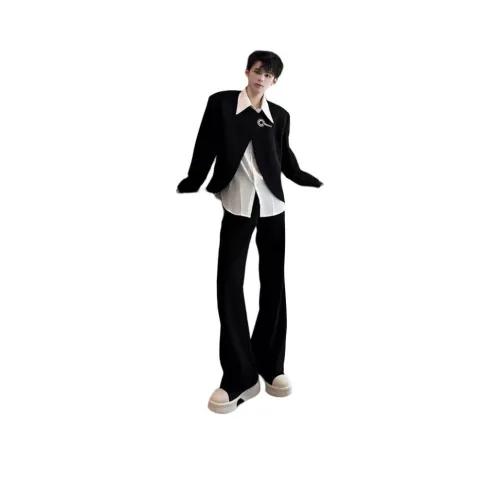 DANJUE Хепберн-черный Унисекс Повседневные брюки