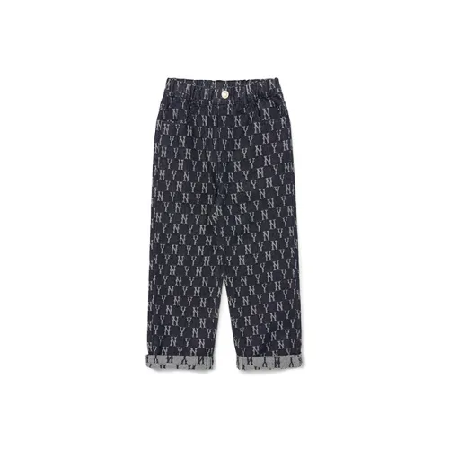 MLB Джинсы FW22 Темно-Морской Синий Детский