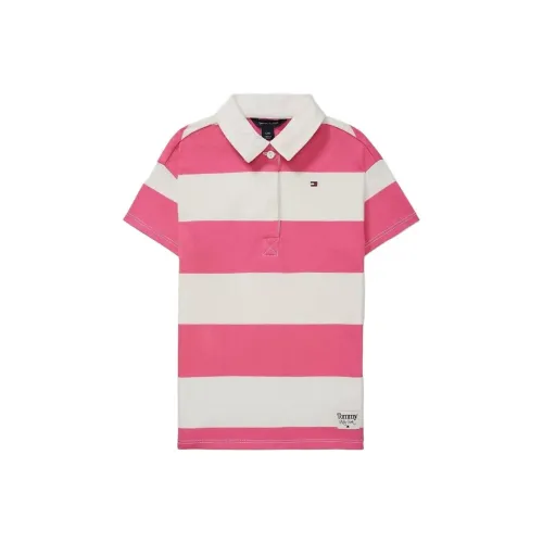 Tommy Hilfiger Малыш Платье Детская одежда Регби Stripe Платье Розовый Infant And Toddler