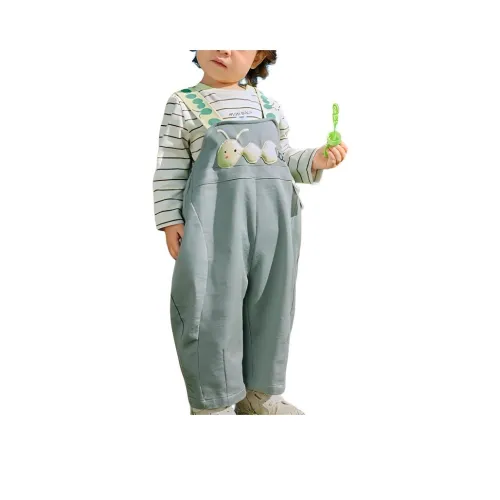 Mini Bala Мини Balabala Повседневная спортивная одежда SS25 Insect Сосновый зеленый Дети в возрасте 3-7 лет