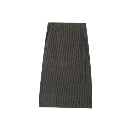 WUPODAMANVZHUANG Повседневный Длинный Юбка Женские Silent Черный