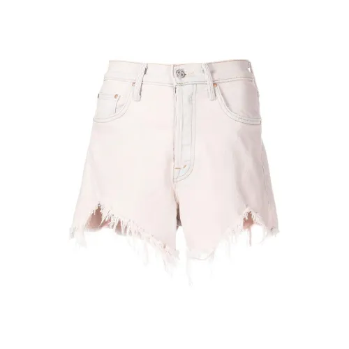 MOTHER Джинсовые шорты Женские Светло-розовые