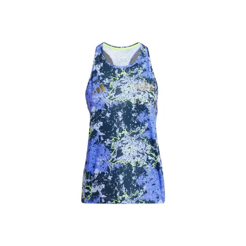 Adidas Майка Женская Полу-Кобальтовый Синий