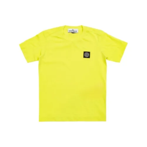 STONE ISLAND T-рубашка Желтая Детская
