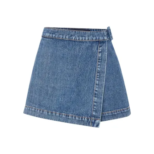 Veronica Beard FW24 Джинсовые шорты Женские Blue