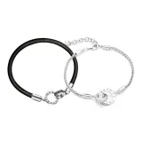 Сцепленный браслет-шнурок (1 пара)