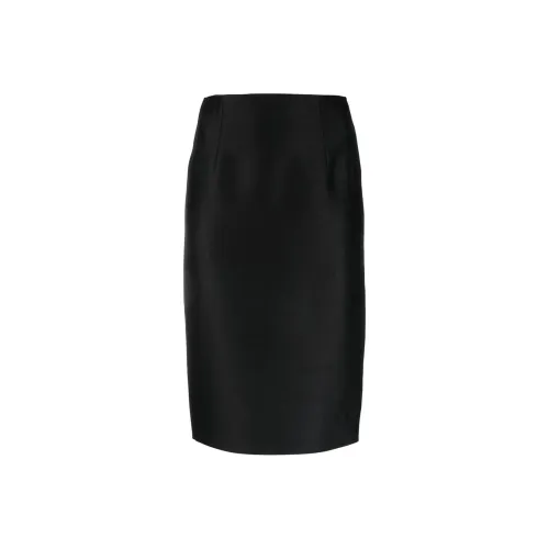 VERSACE Повседневный Длинный Юбка Женские Черный