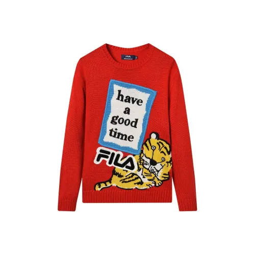 FILA KIDS x Have A Good Time Свитер Легенда Красный Подростки
