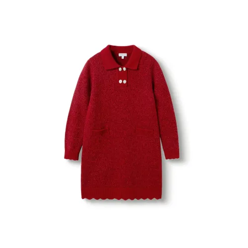 Balabala Premium Красный тон 00466 Kids Платья