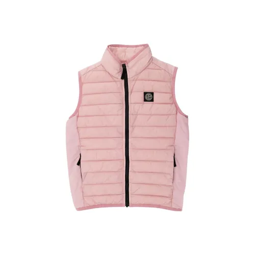 STONE ISLAND Розовые Детские Жилеты