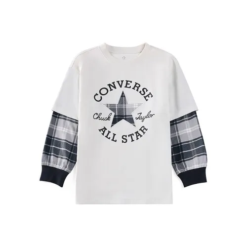 Конверс T Рубашка Классический стиль Белый Дети Возраст 3-7 лет