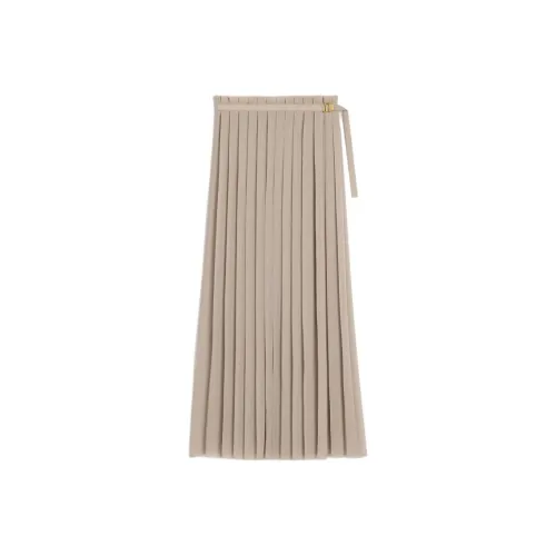 AMIPARIS SS25 Повседневный Длинный Юбка Женские Вулканический Серый