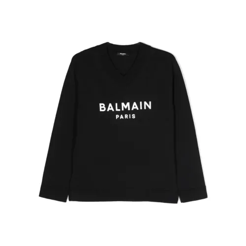 BALMAIN Черный Kids Свитеры