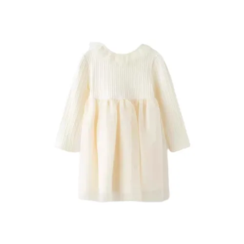 ZARA Малыш Платье Белый Infant и Toddler