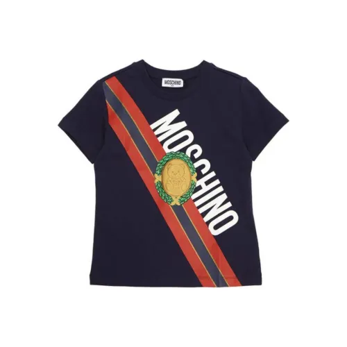 MOSCHINO T-рубашка Морской синий Детская