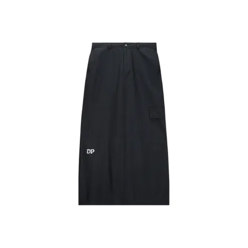 Конверс x Daily Paper FW24 Карго-юбка Повседневная Длинная Юбка Женская Черная
