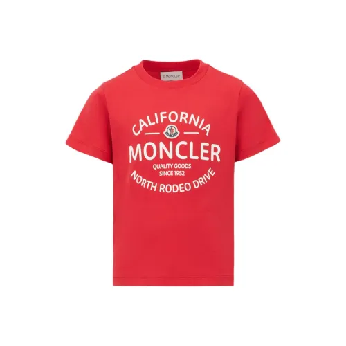 Moncler Красный Kids T-рубашки