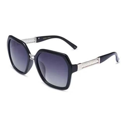 VEGOOS ПК Квадратные Солнцезащитные очки Женские Черный Серый