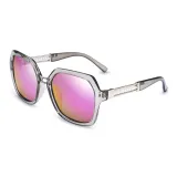 Прозрачная серая оправа с розовыми и фиолетовыми линзами Барби