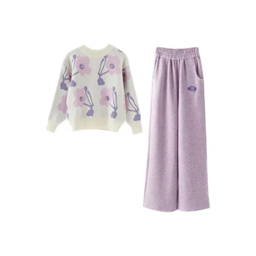 Elephants Повседневная спортивная одежда Фиолетовый Подростки