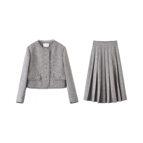XIANGYING Комплект с юбкой Женские Серый