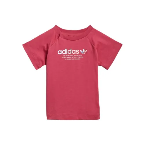 Adidas Originals T-Shirt Red Infant и Toddler