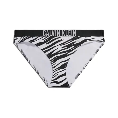 CALVIN KLEIN Бикини Женские Черный Белый