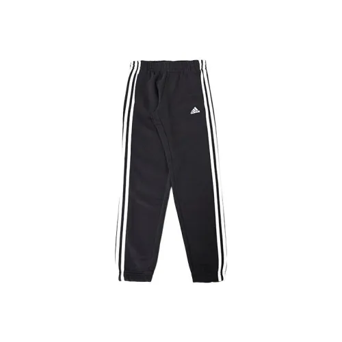 Adidas Черные Kids Вязаные Тренировочные Брюки