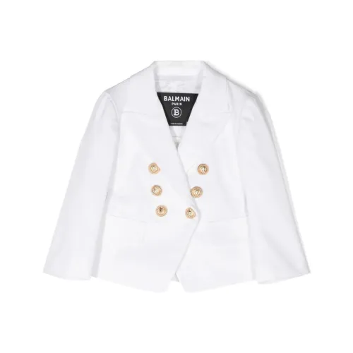 BALMAIN Белые Детские Костюмы и Пиджаки