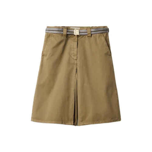 MIU MIU Повседневный Длинный Юбка Женская Оливково-зеленая