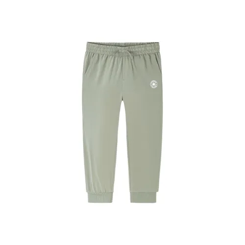 Converse Вязаные тренировочные штаны хромово-зеленого цвета для детей